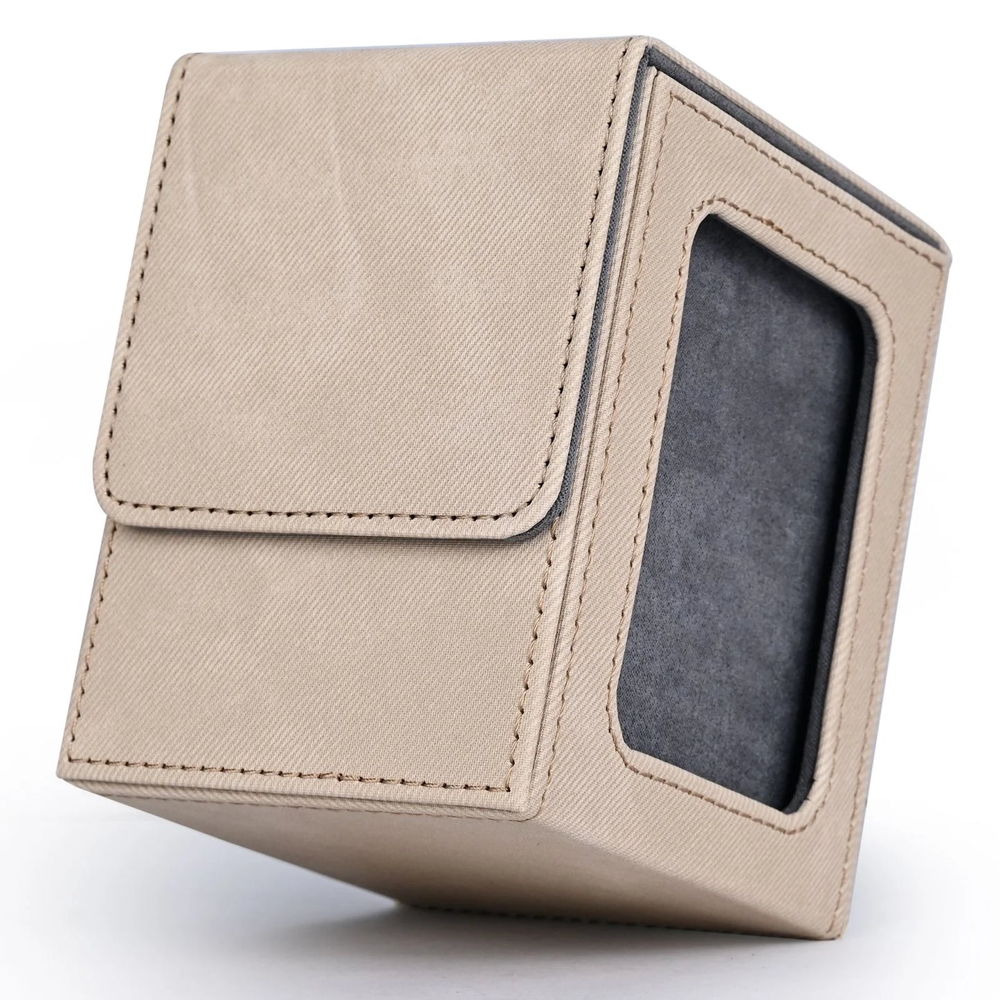 Card deck box with display window