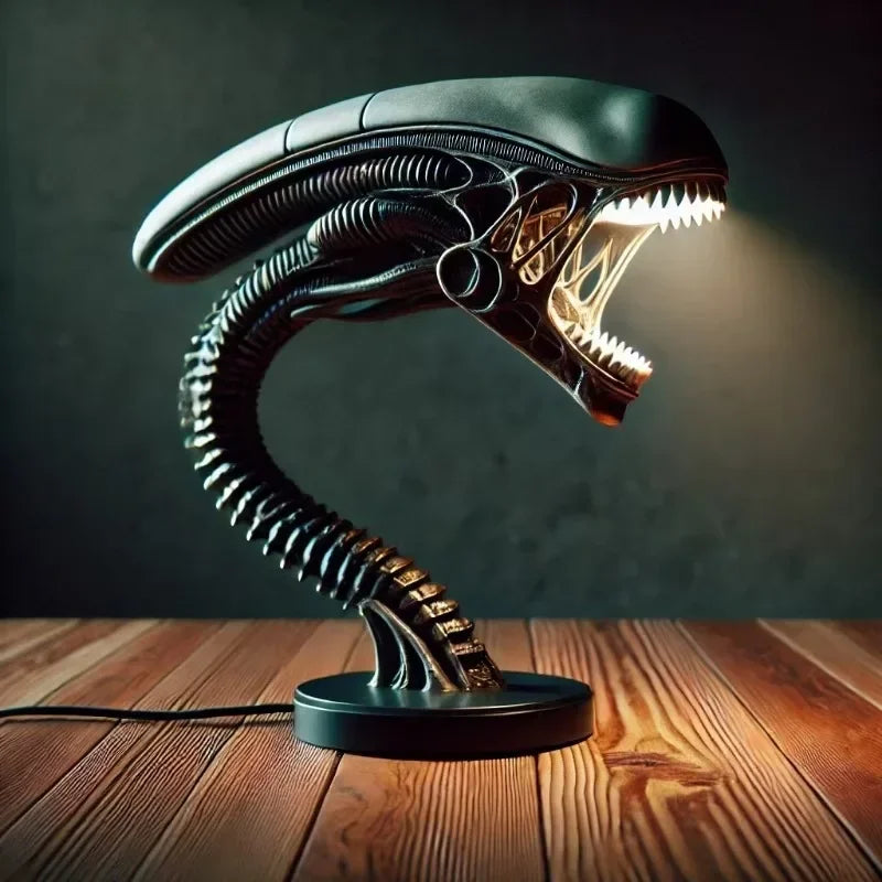 Unique Alien Creature Lamp Stand
