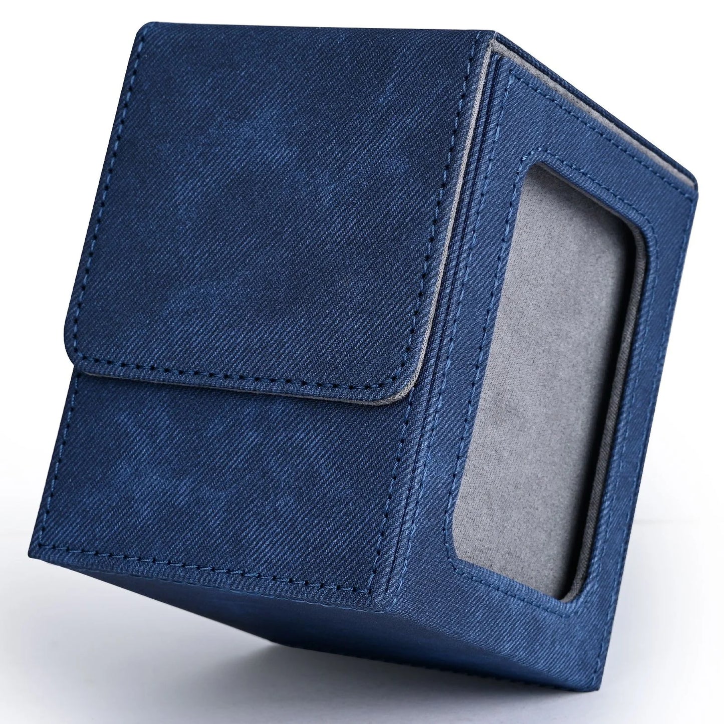 Card deck box with display window