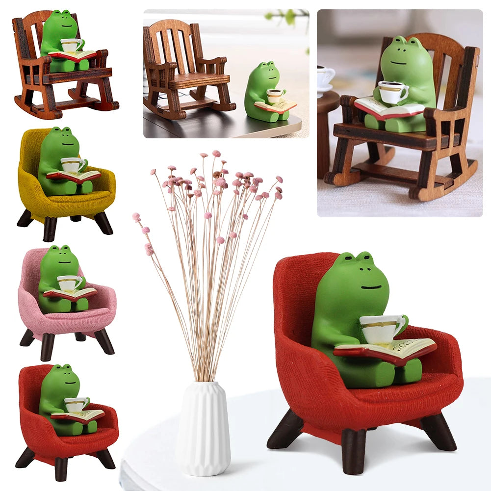 Cartoon Frog Animal Statue - Spooky's Loot