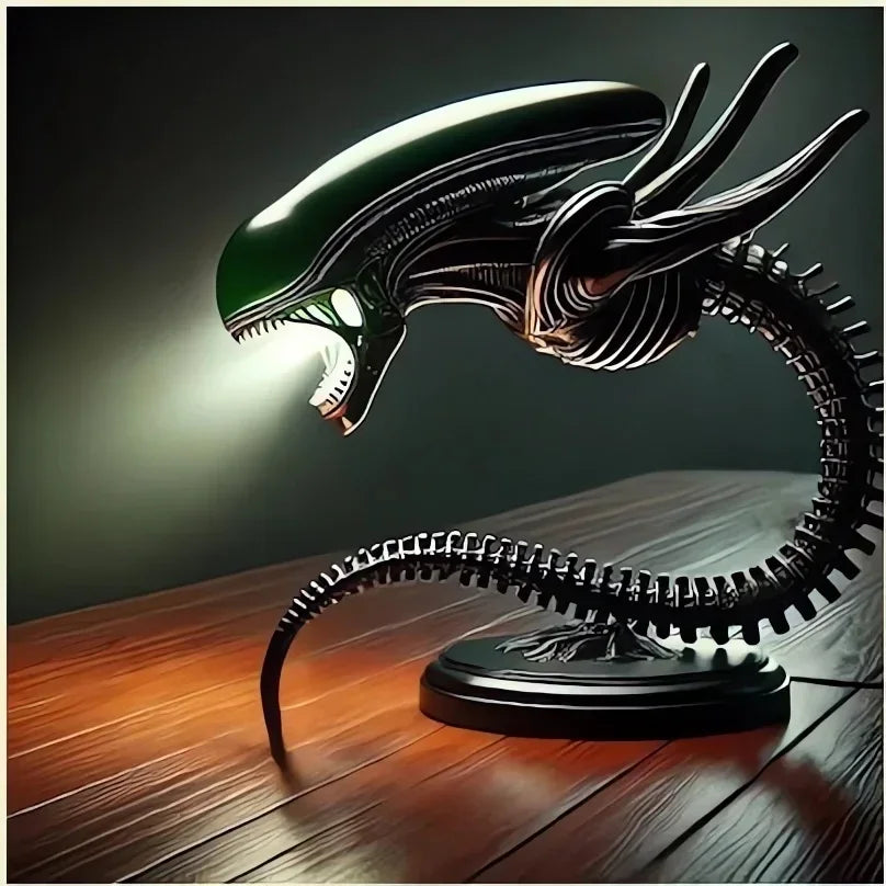 Unique Alien Creature Lamp Stand