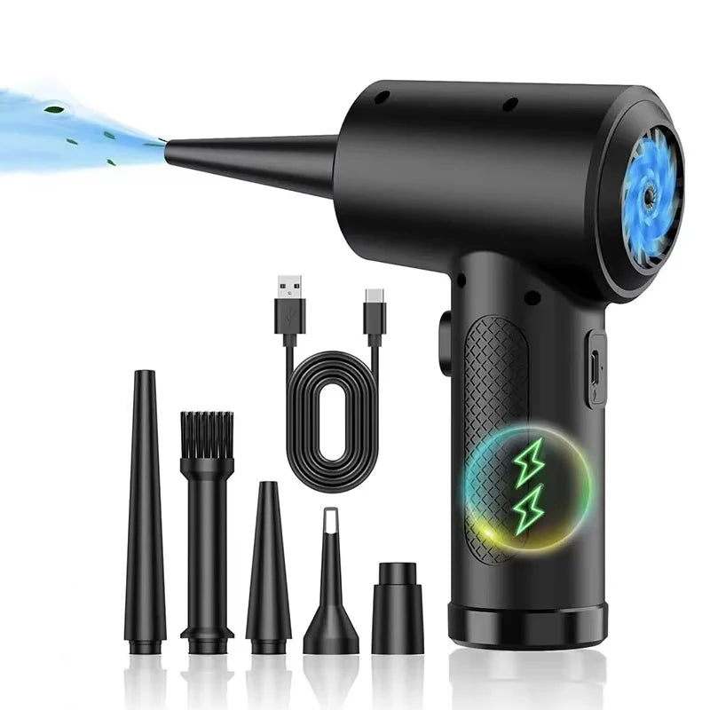 Cordless Air Duster, 5-in-1 High-Speed Blower