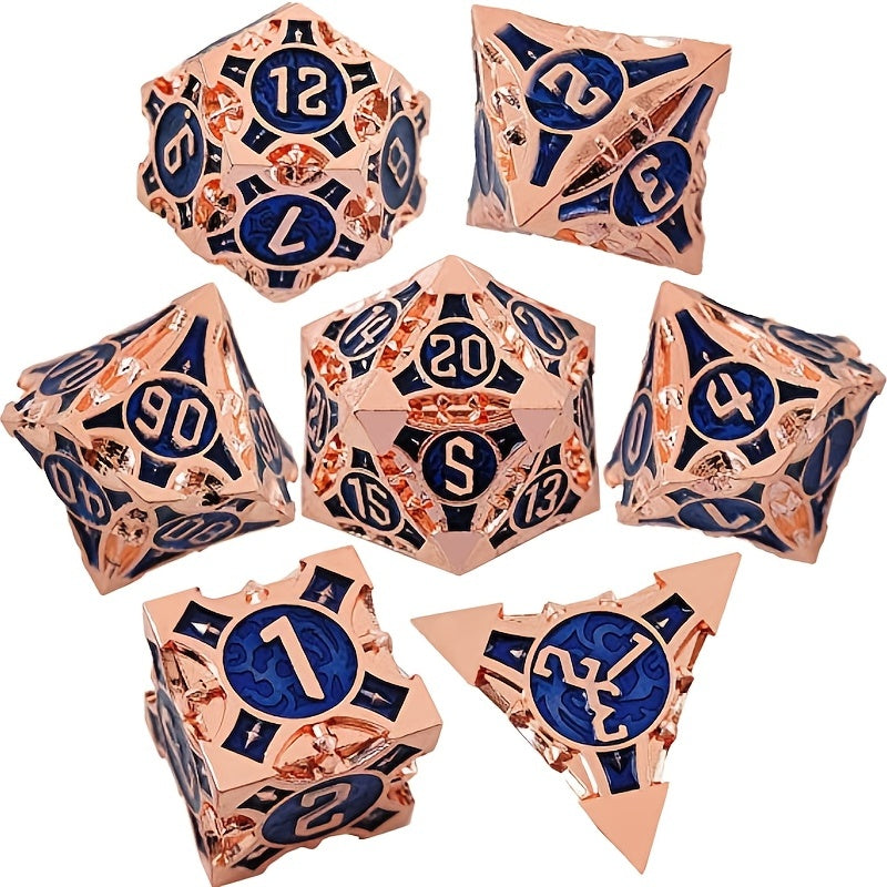 Metal Dice Set - 7 Dices