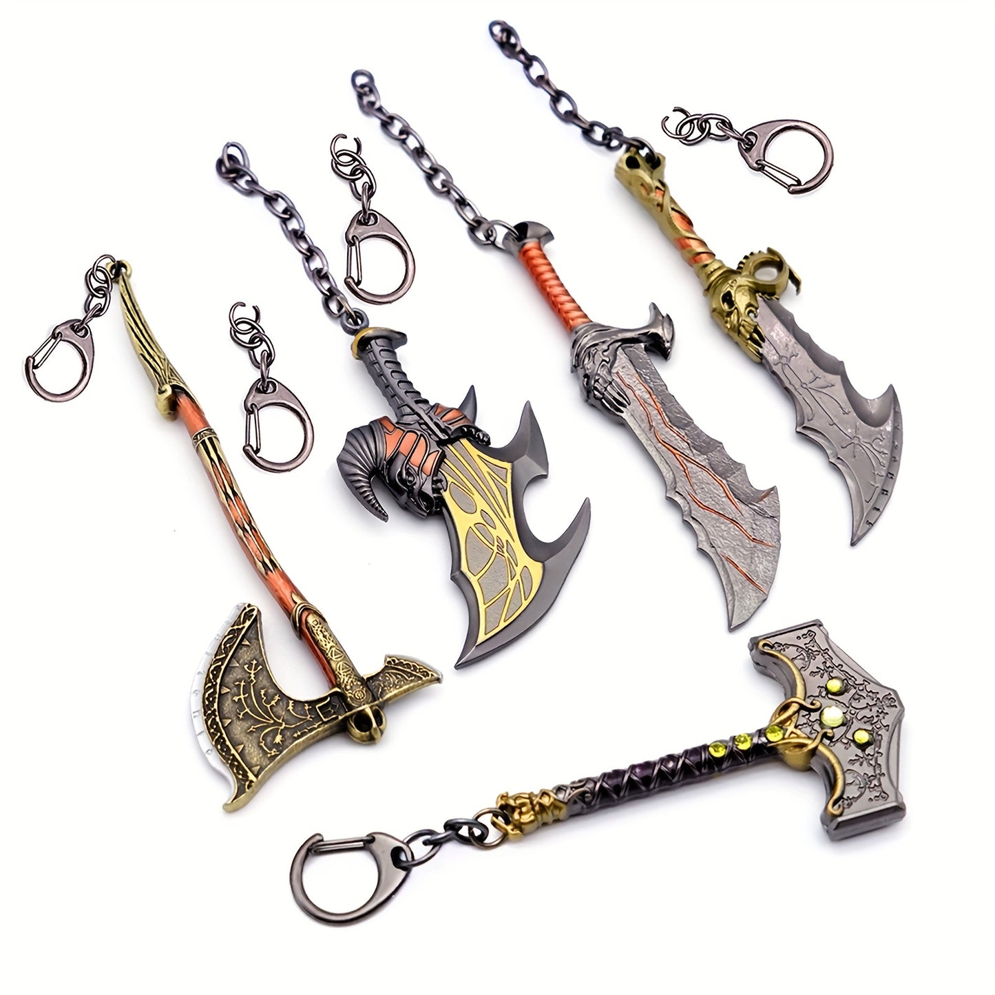 Gaming Weapon Keychain