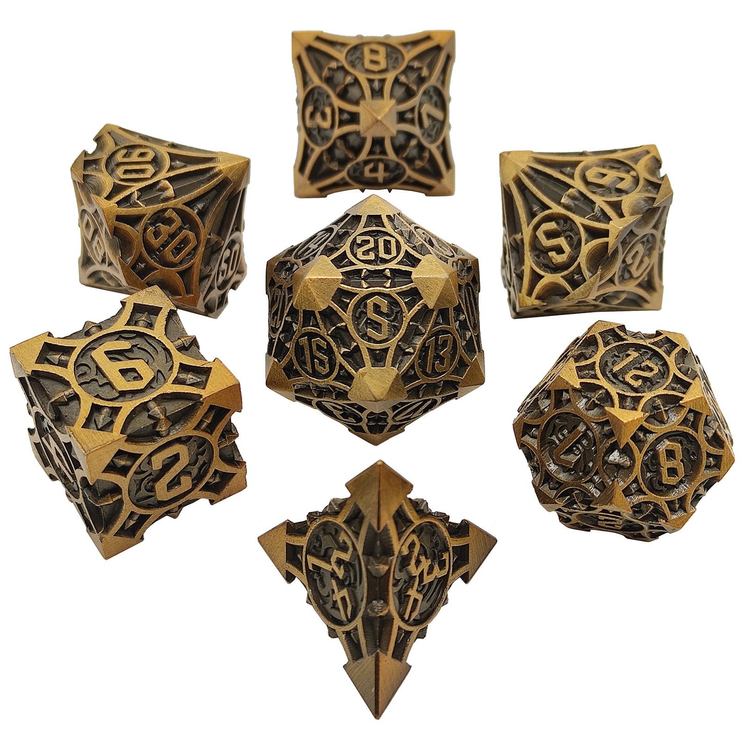 Metal Dice Set - 7 Dices