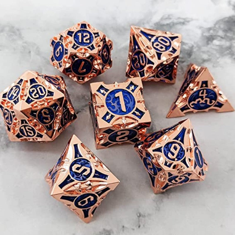 Metal Dice Set - 7 Dices