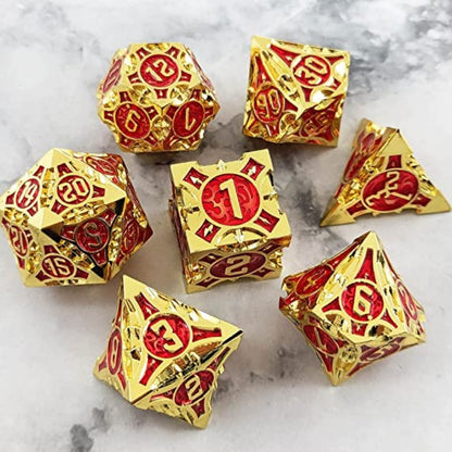 Metal Dice Set - 7 Dices