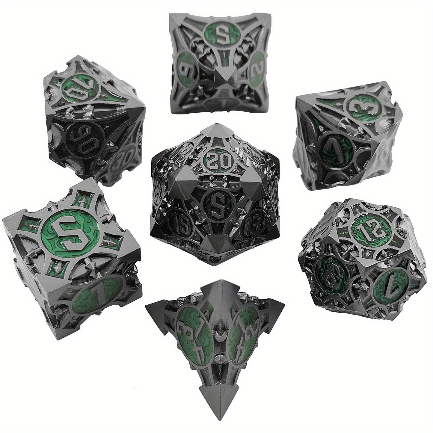 Metal Dice Set - 7 Dices