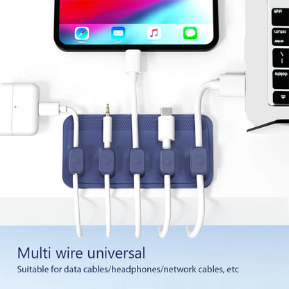 5 Ports Magnetic Mouse Cable Wire Organizer
