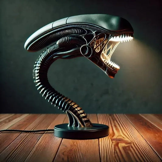 Unique Alien Creature Lamp Stand
