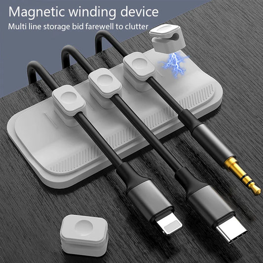 5 Ports Magnetic Mouse Cable Wire Organizer