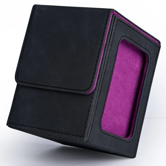 Card deck box with display window