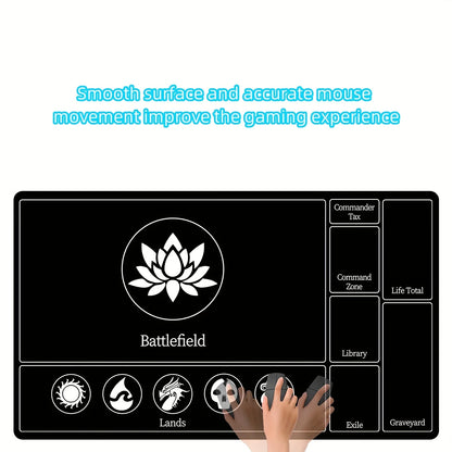 Premium Magic:Party Game Mat Durable Rubber for MTG and TCG Games