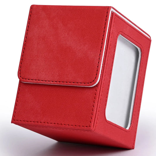 Card deck box with display window