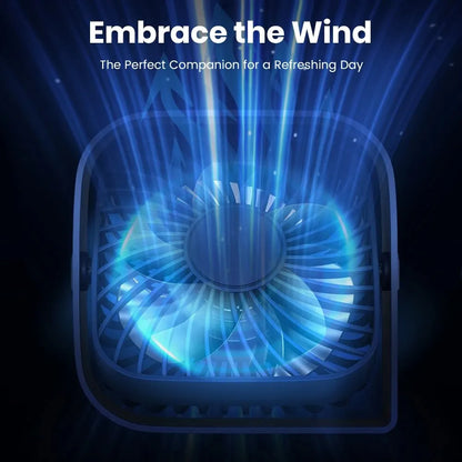 TOPK Mini Portable Fan,USB Desk Fan Table