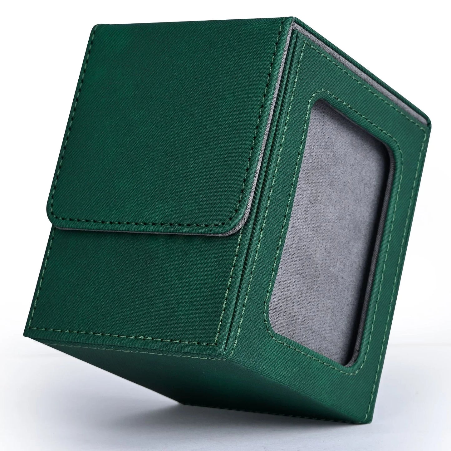 Card deck box with display window