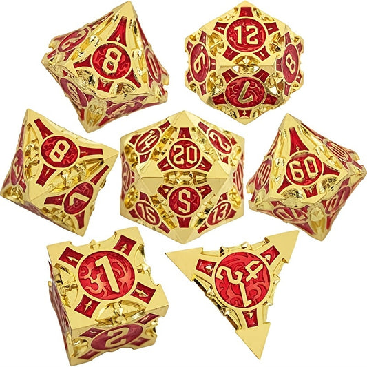 Metal Dice Set - 7 Dices