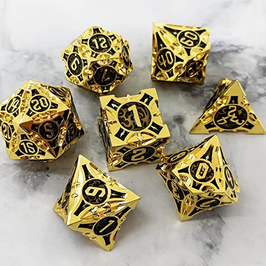 Metal Dice Set - 7 Dices