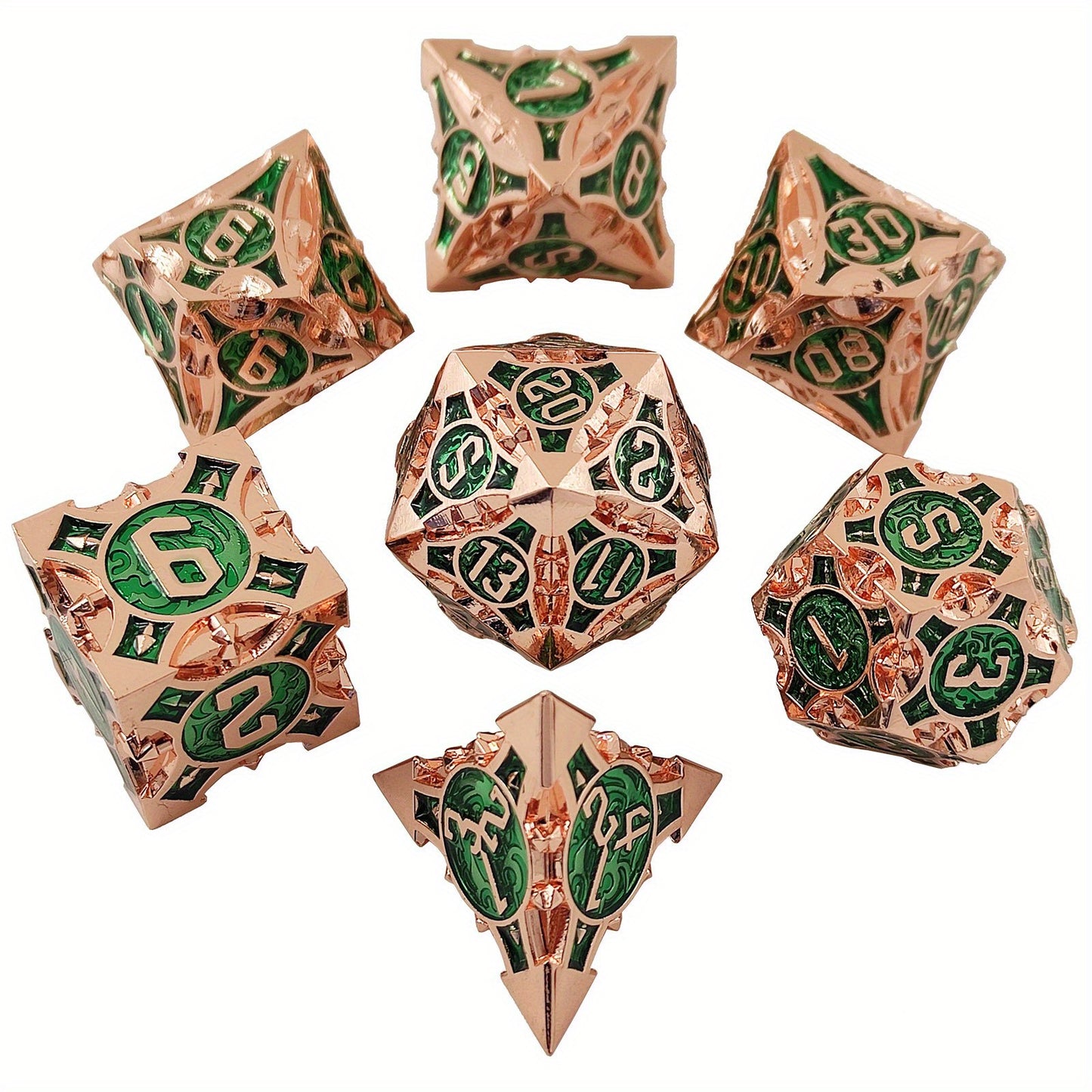 Metal Dice Set - 7 Dices