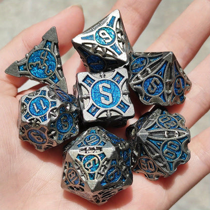 Metal Dice Set - 7 Dices