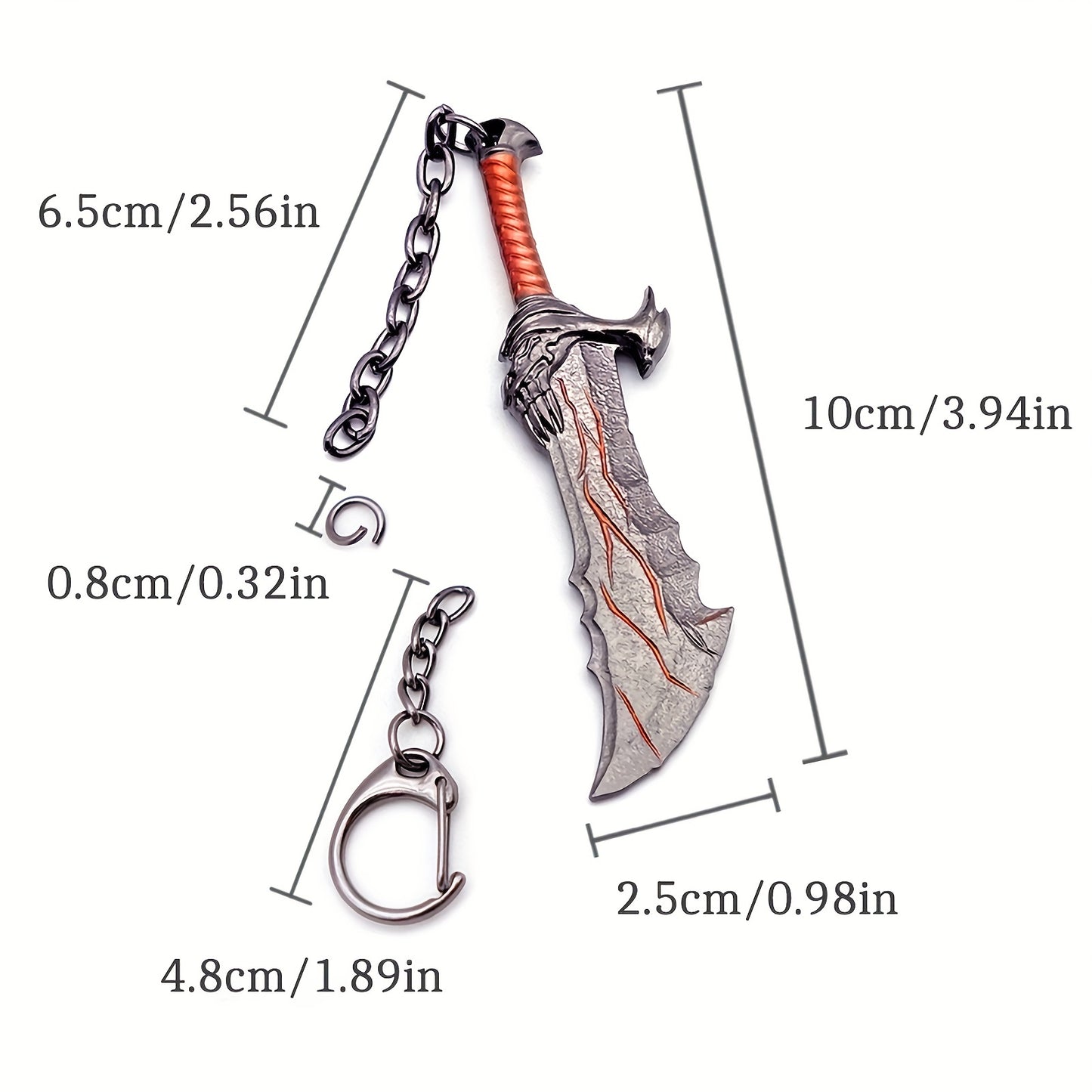 Gaming Weapon Keychain
